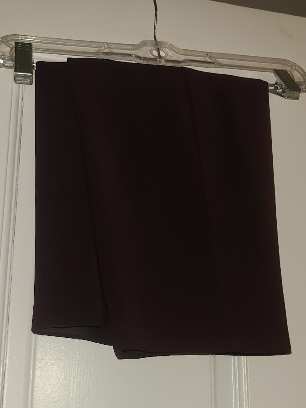 bebe Plum Single-Breasted Notch Lapel Blazer With Matching Skirt - Picture 8 of 11
